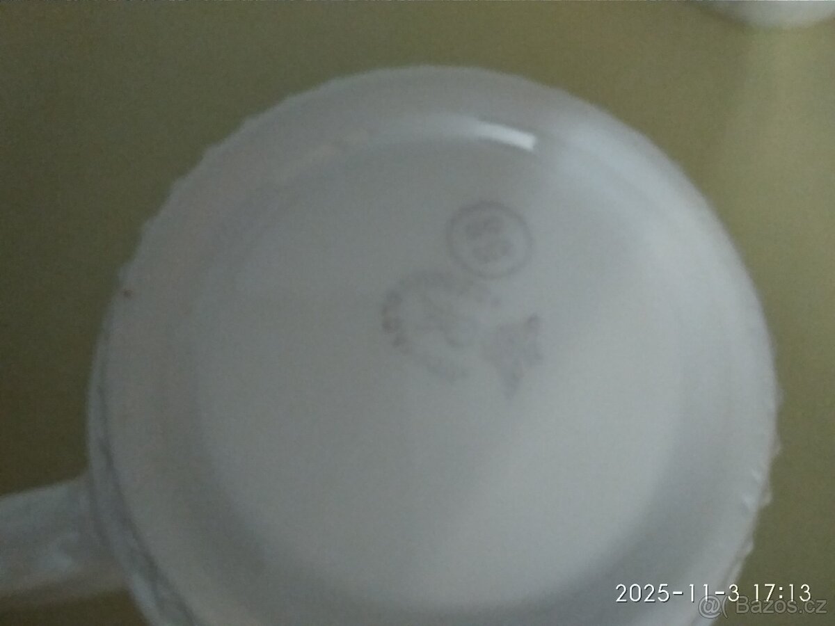 2x retro hrnek značený - 2