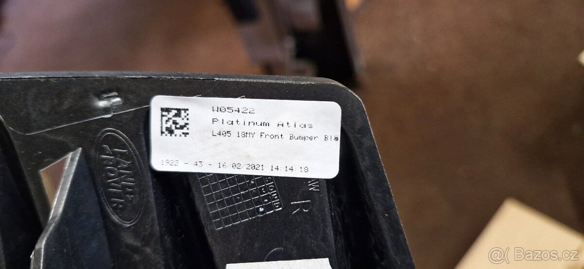 Prava mrizka predniho narazniku range rover l405 - 2