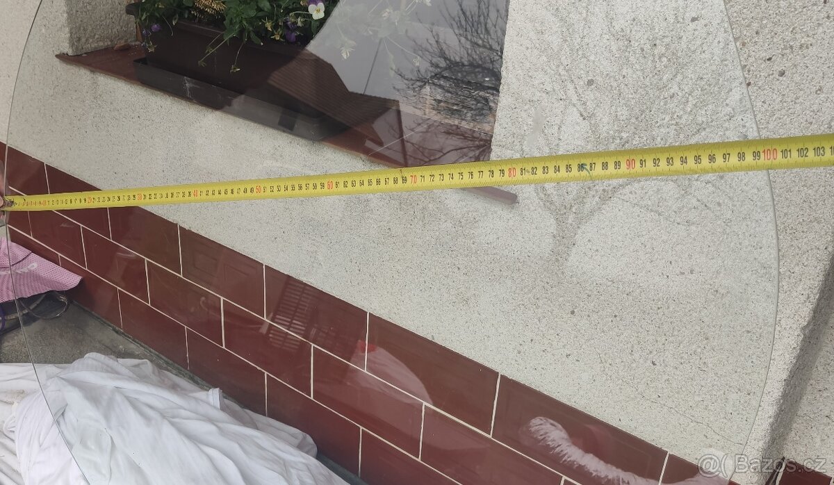 Sklo pod kamna rohové - 2