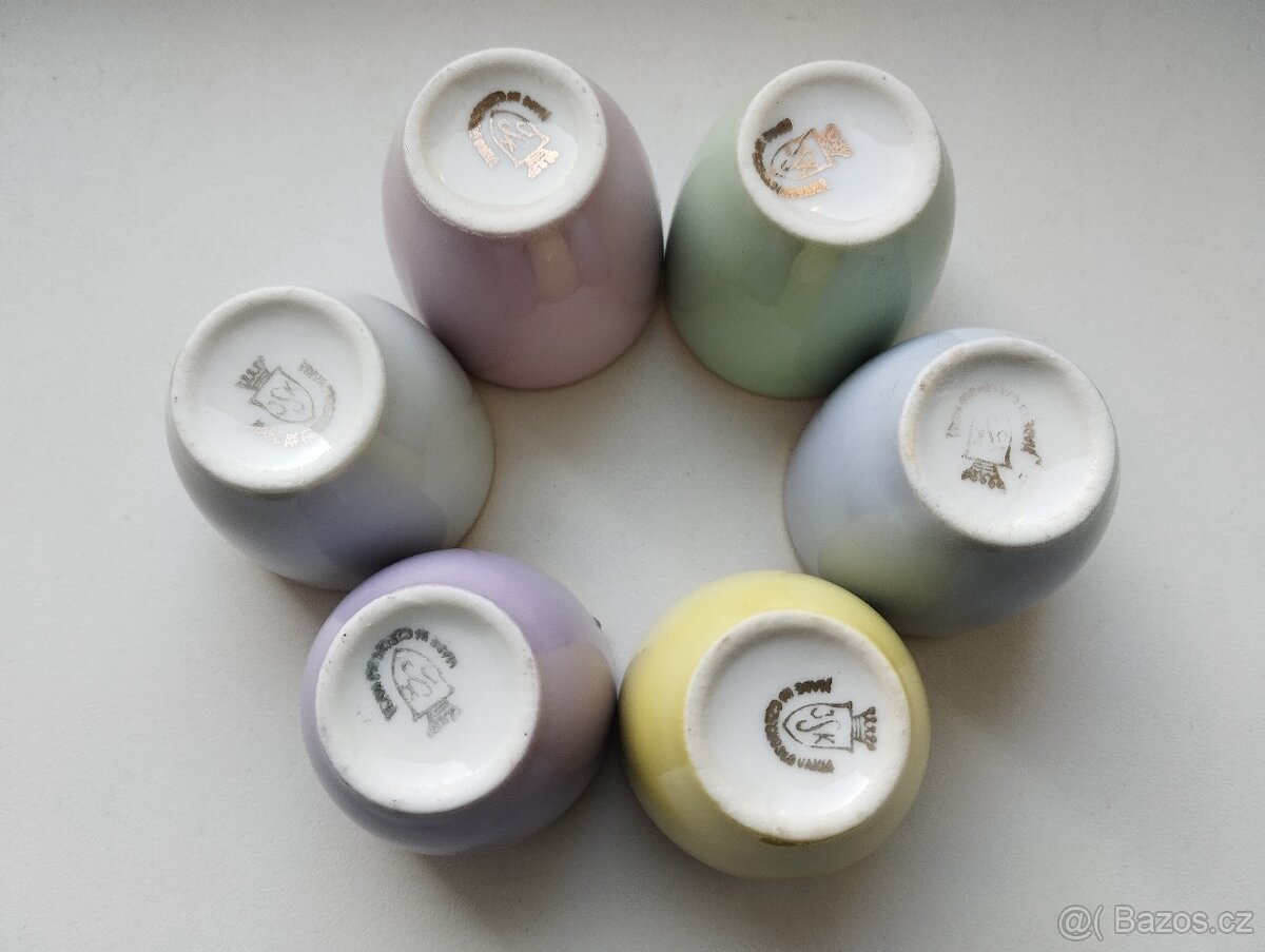 retro barevné panáčky Brusel - 50.léta - 2