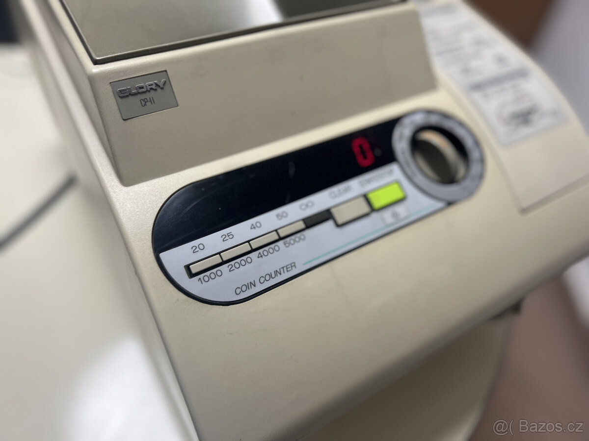 Profesionální počítačka mincí Glory CP-11 - 2
