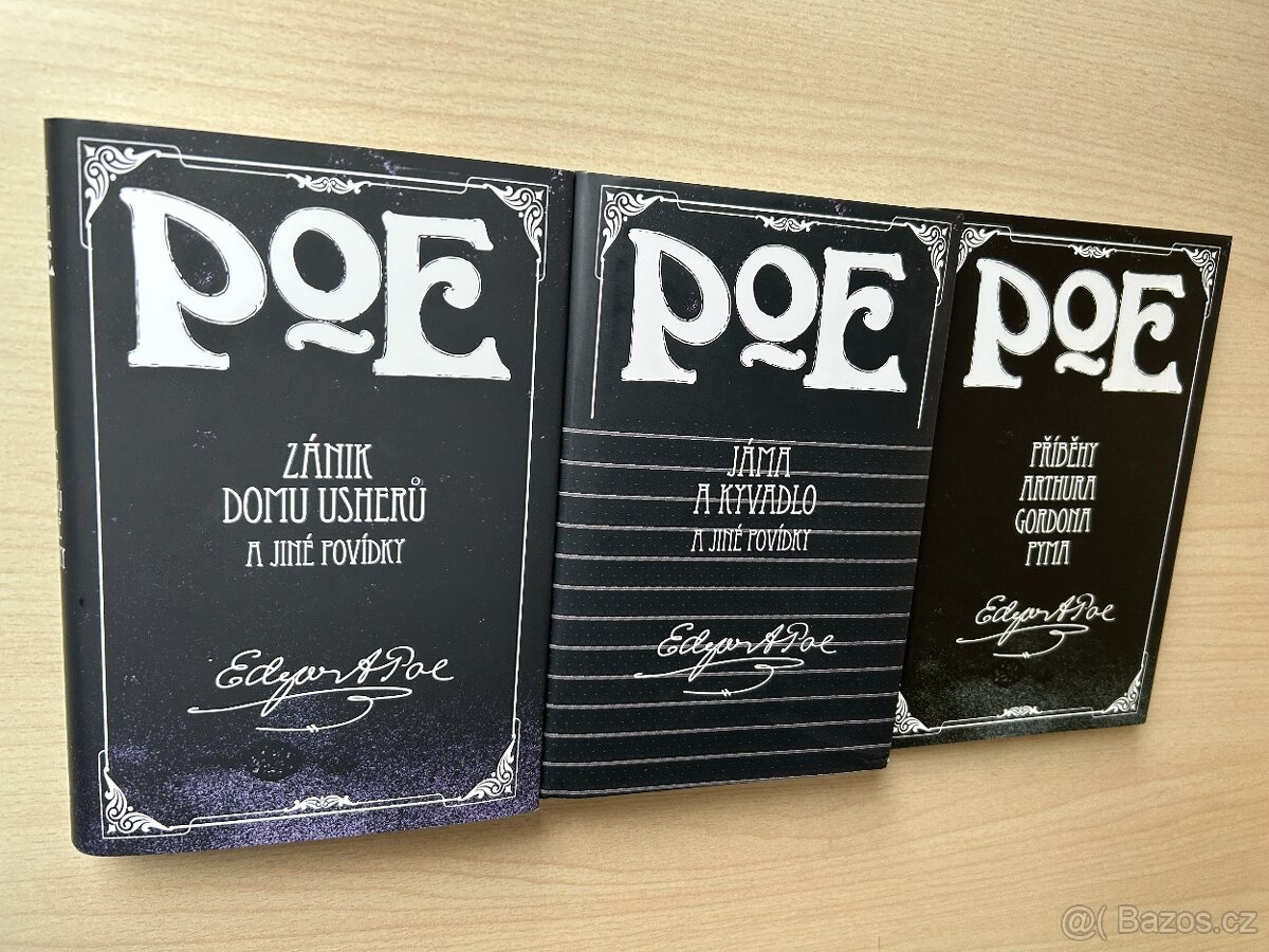 3x Edgar Allan Poe knihy (NOVÉ) - 2