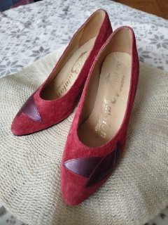 Dámské semišové lodičky vel.cca 37 - 2