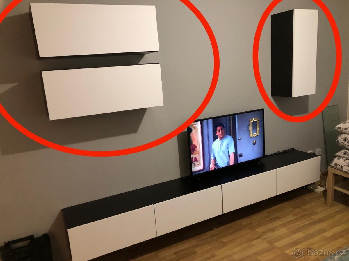 Skříňky - obývací stěna 3 ks - 2