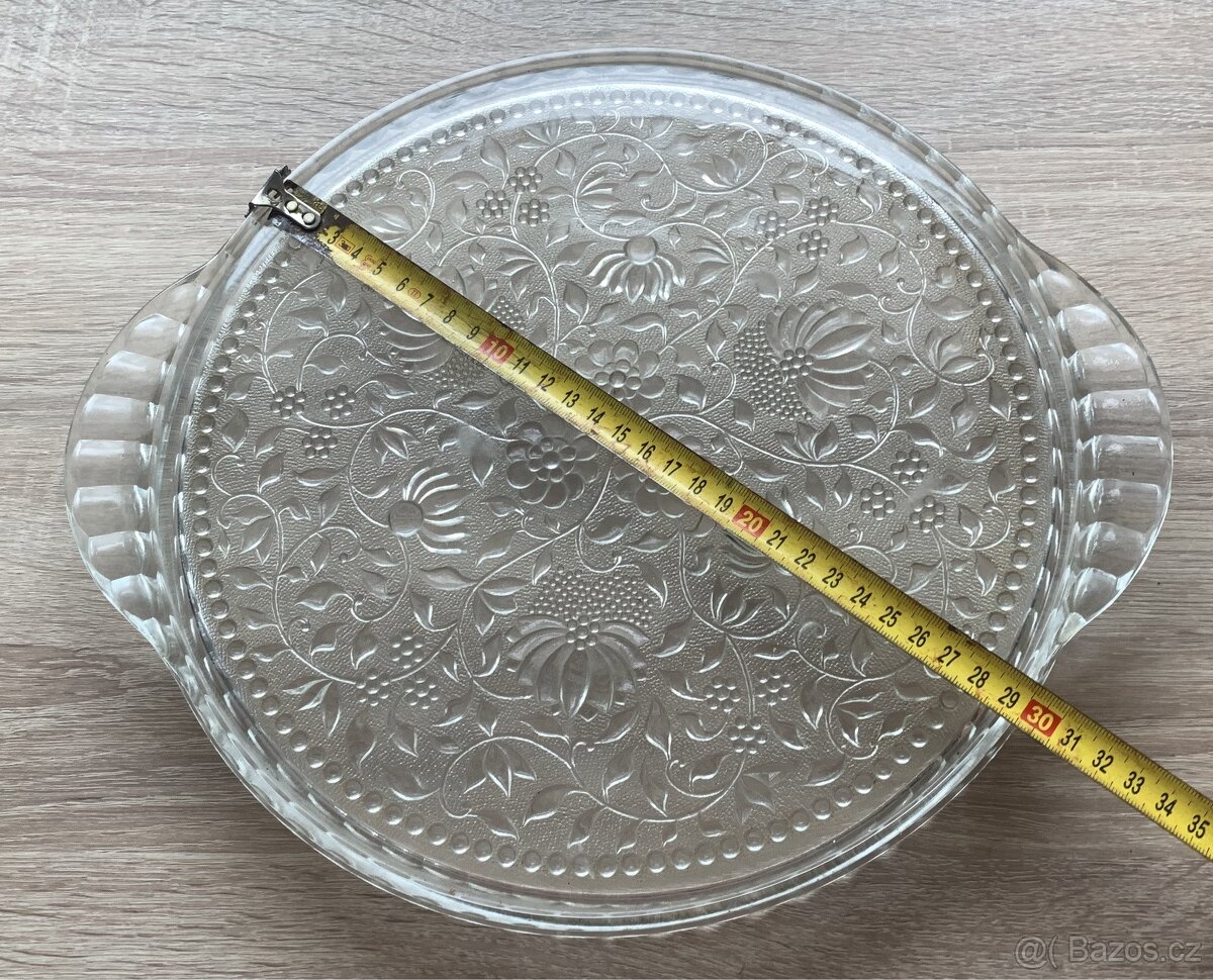 Skleněný podnos Pánek - 2