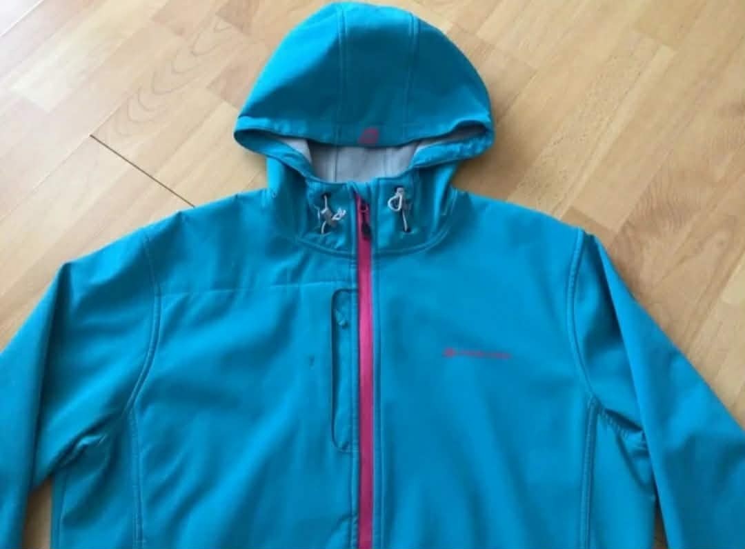 Krásná dámská softshellová tyrkysova bunda vel. 3XL = 46 - 2