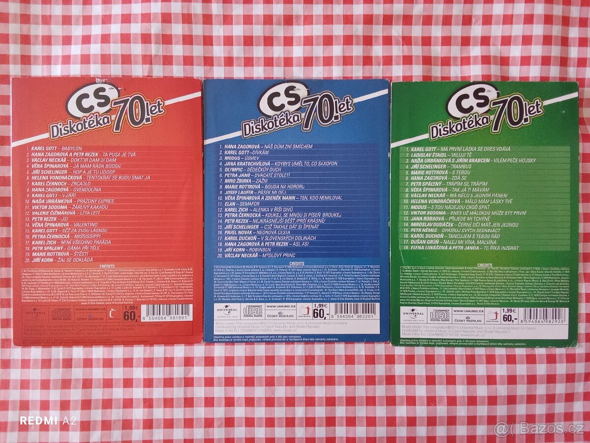 3CD CS DISKOTÉKA 70.LET - 2