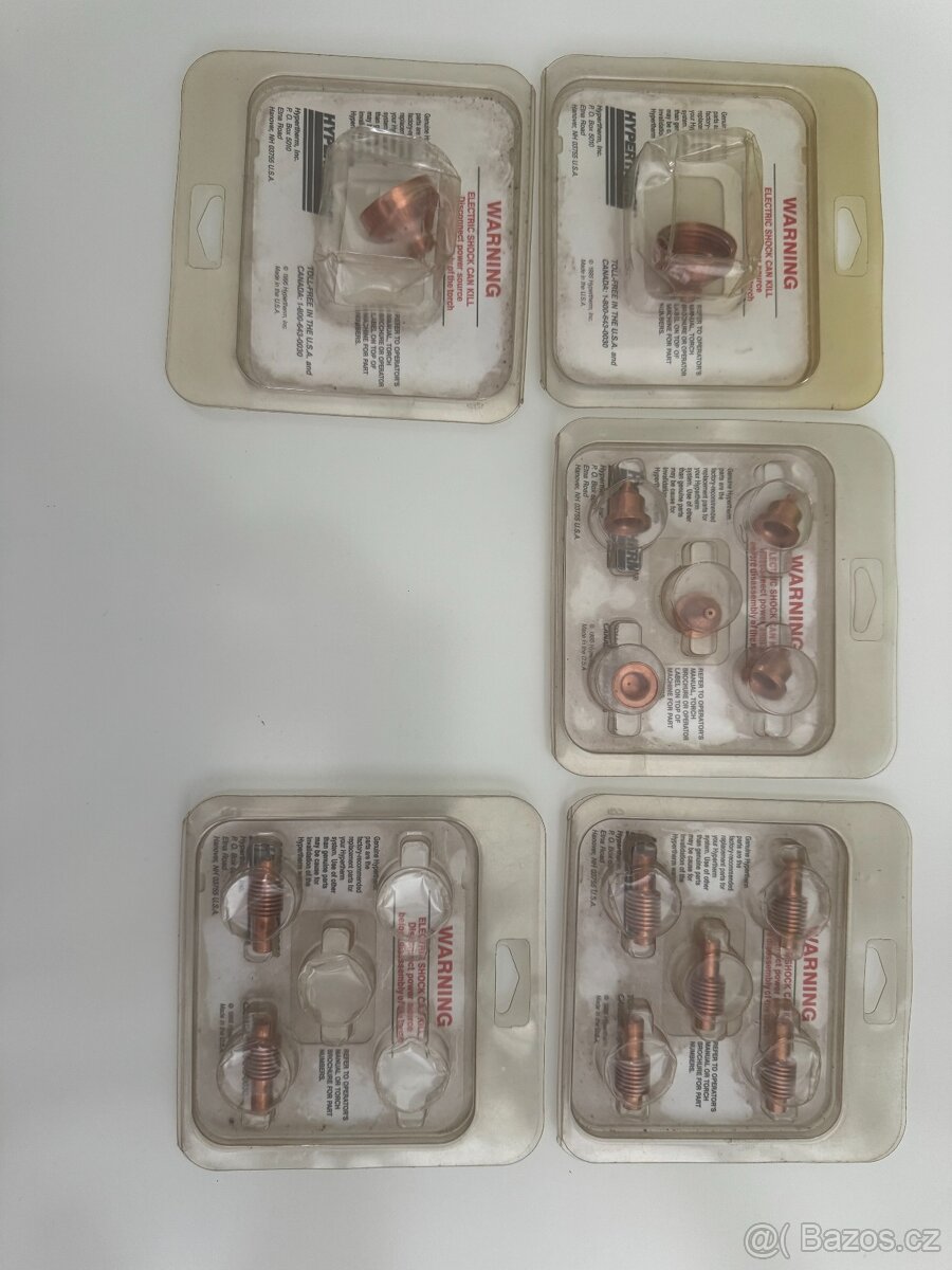Prodám trysky a elektrody do plasmové řezačky Powermax (Hyp - 2