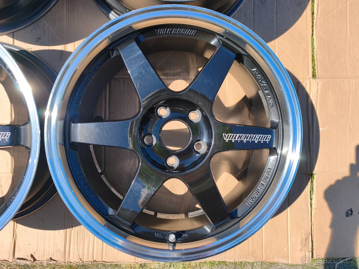 Prodám 18" Rays TE37 Time Attack FORGED 18x7,5, ET50, 5x112 - 2