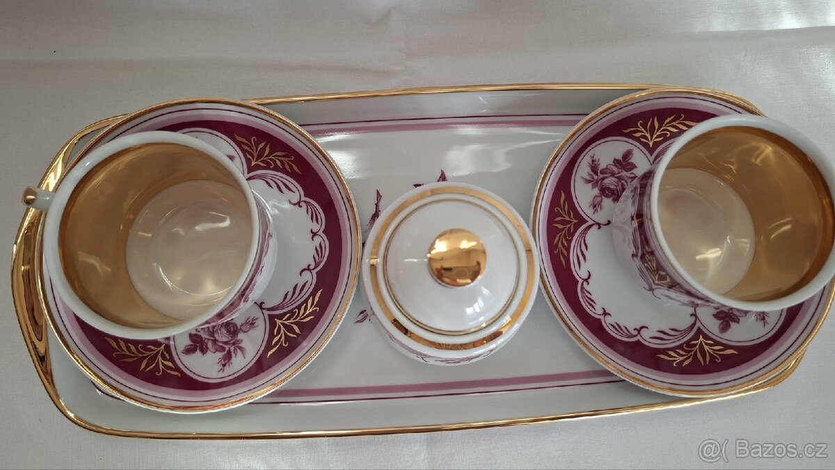 Porcelánová kávová souprava pro dva - 2