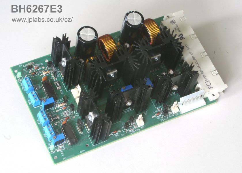 deska dvojitého laboratorního zdroje 0...30V /2x 3A - 2