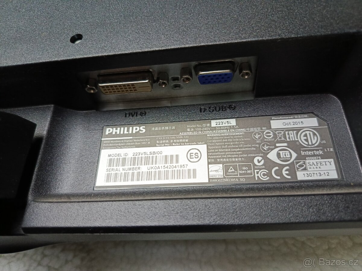 Monitor 21" Philips - 2