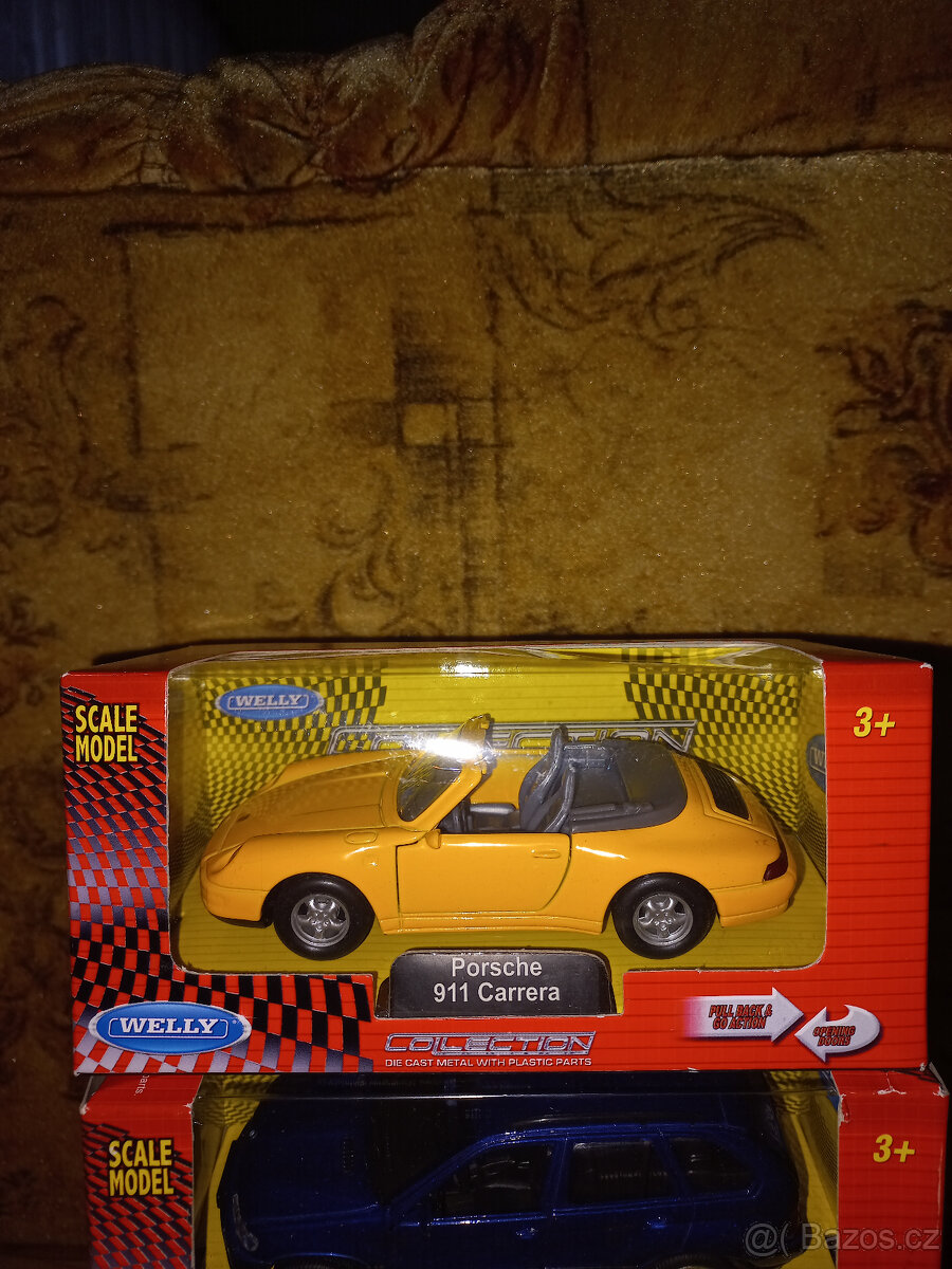 autíčka, modely, i na hraní, WELLY, Scale Model,. - 2