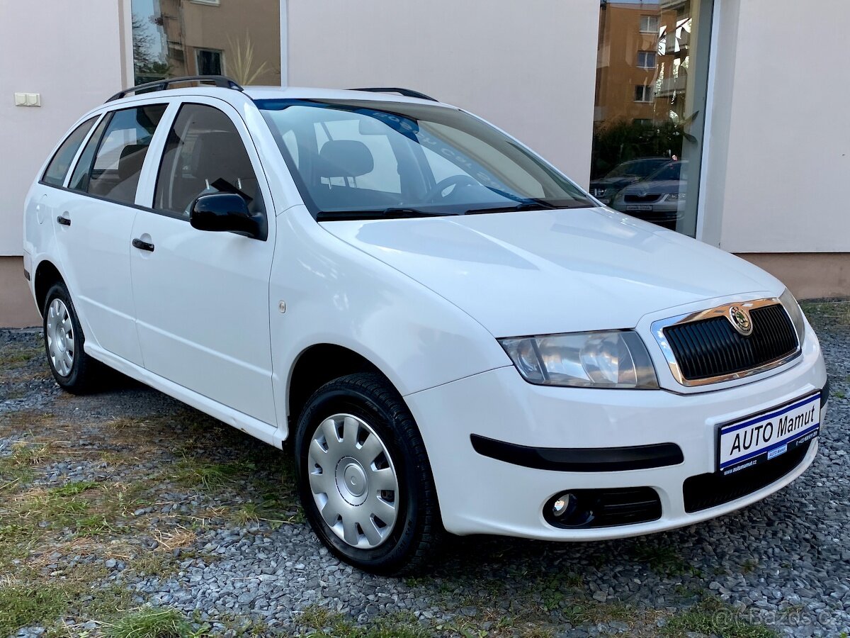 Škoda Fabia, 1.4 16v 55kW, bez koroze pěkná - 2