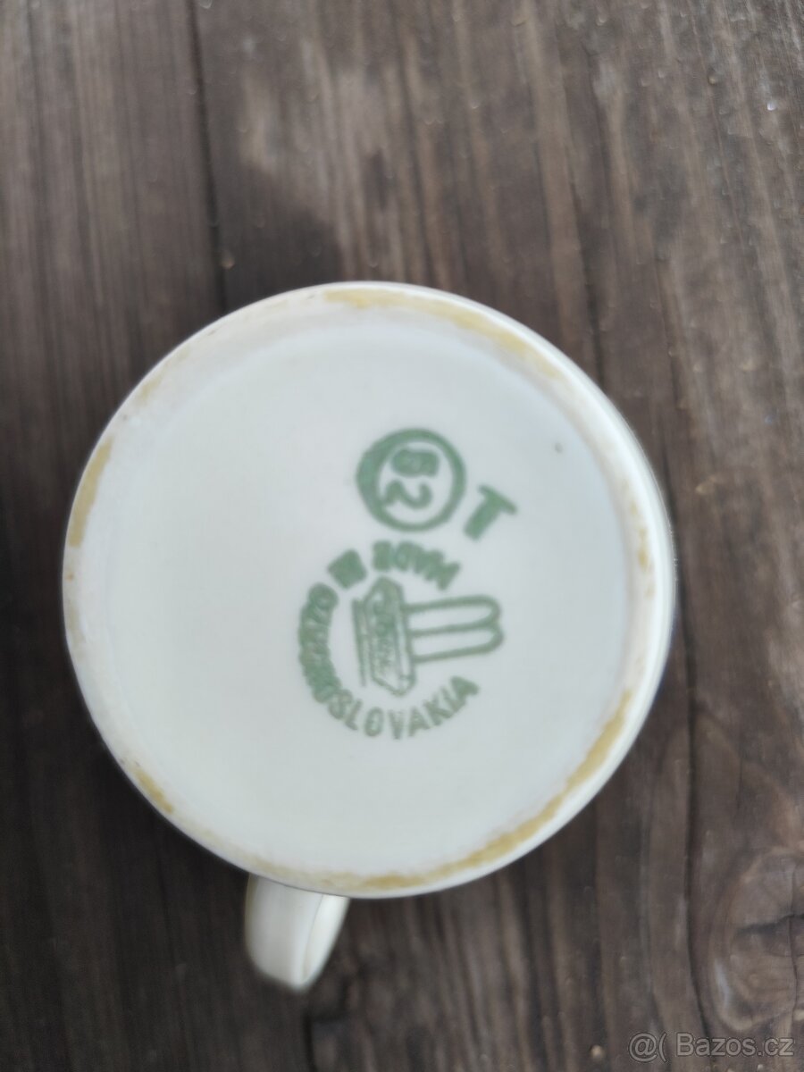 Kávová souprava-sklárna Jakubov - 2