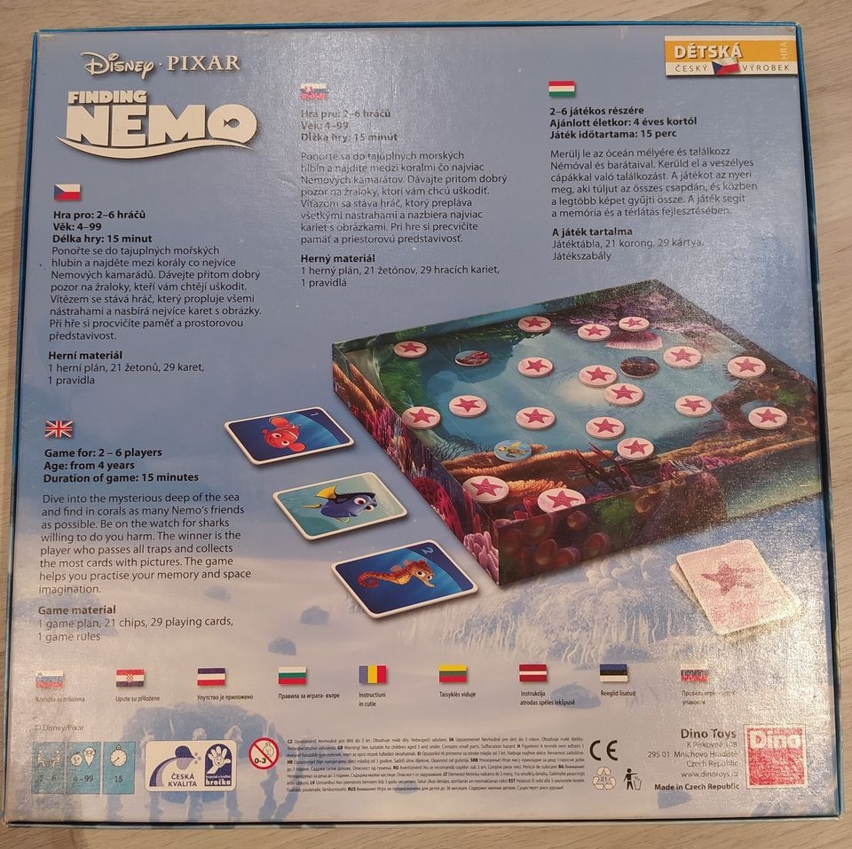 Stolní hra - Hledá se Nemo, Dino - 2