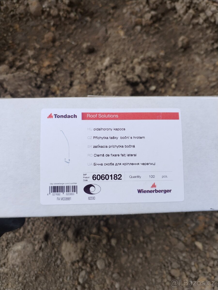 Tondach příchytka tašky s hrotem - 2