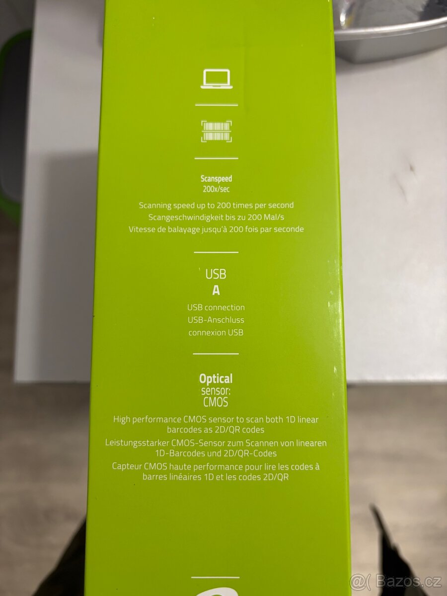 Čtečka čárových kódů. - 2