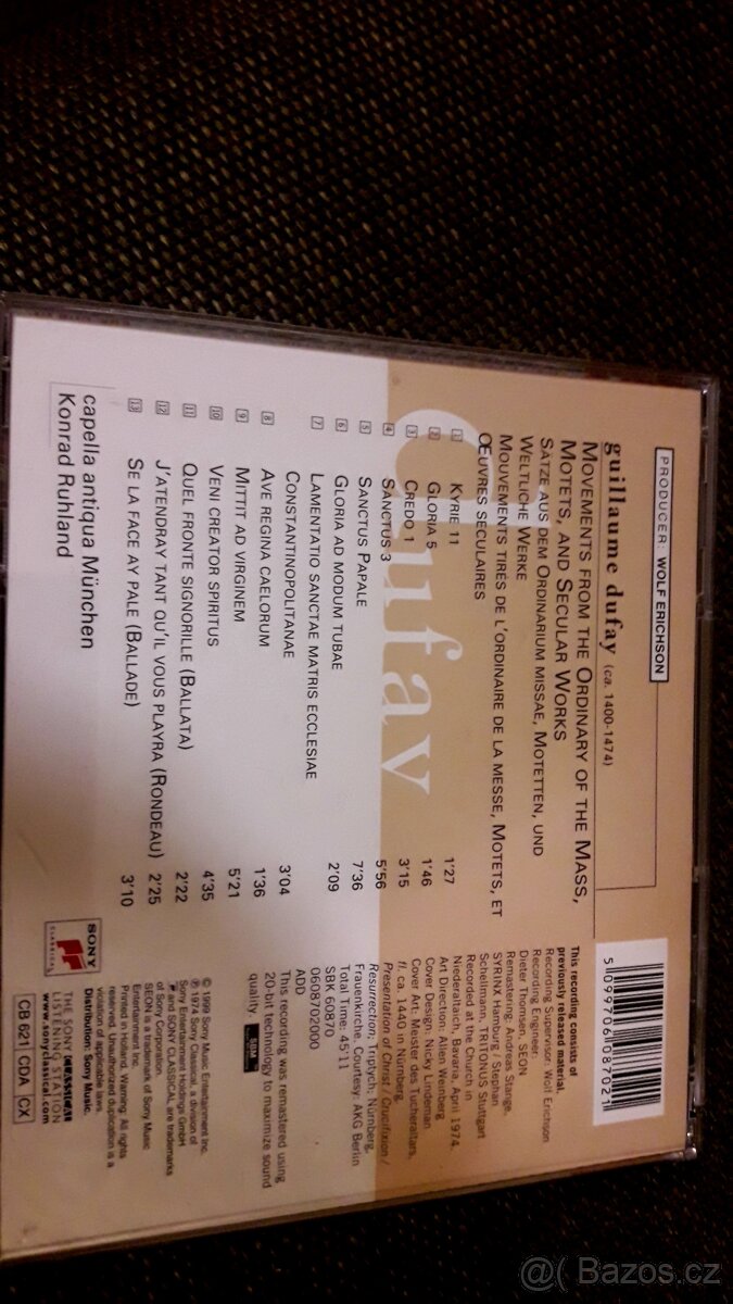 Dufay-Musique sacrée & Ballades - 2