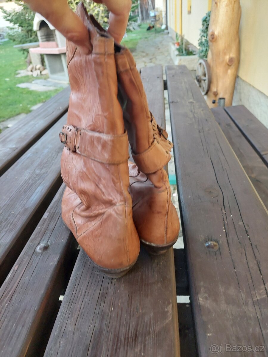 Retro dámské kozačky - 2