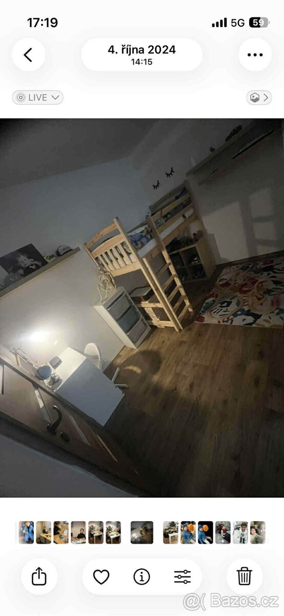 Destka postel z masivu - 2