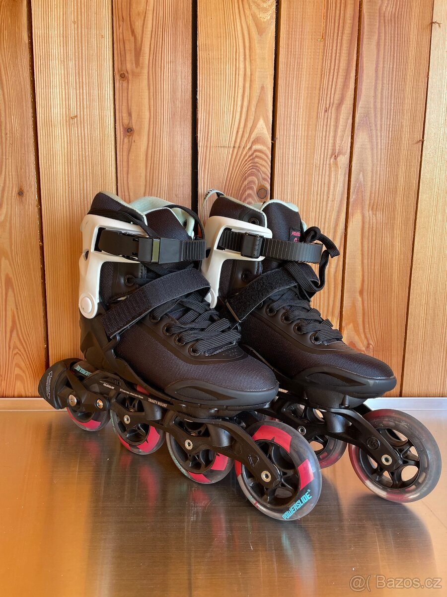 Kolečkové brusle Powerslide Radon Teal 90 Trinity - 2