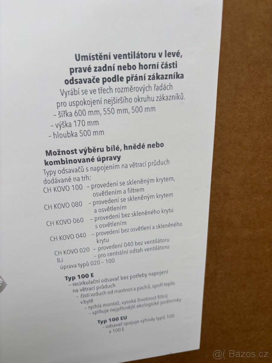 Odsavač par - digestoř - 2