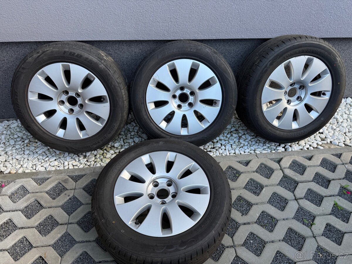 Alu kola Audi letní 4ks s pneu - 2