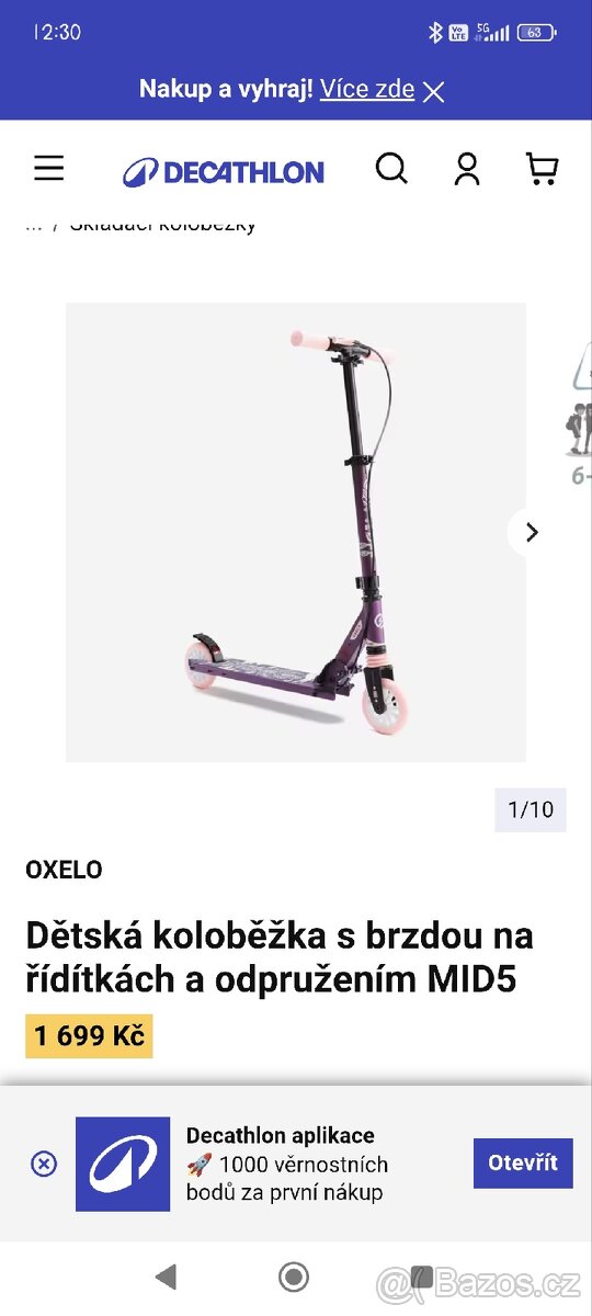 Dívčí koloběžka - 2