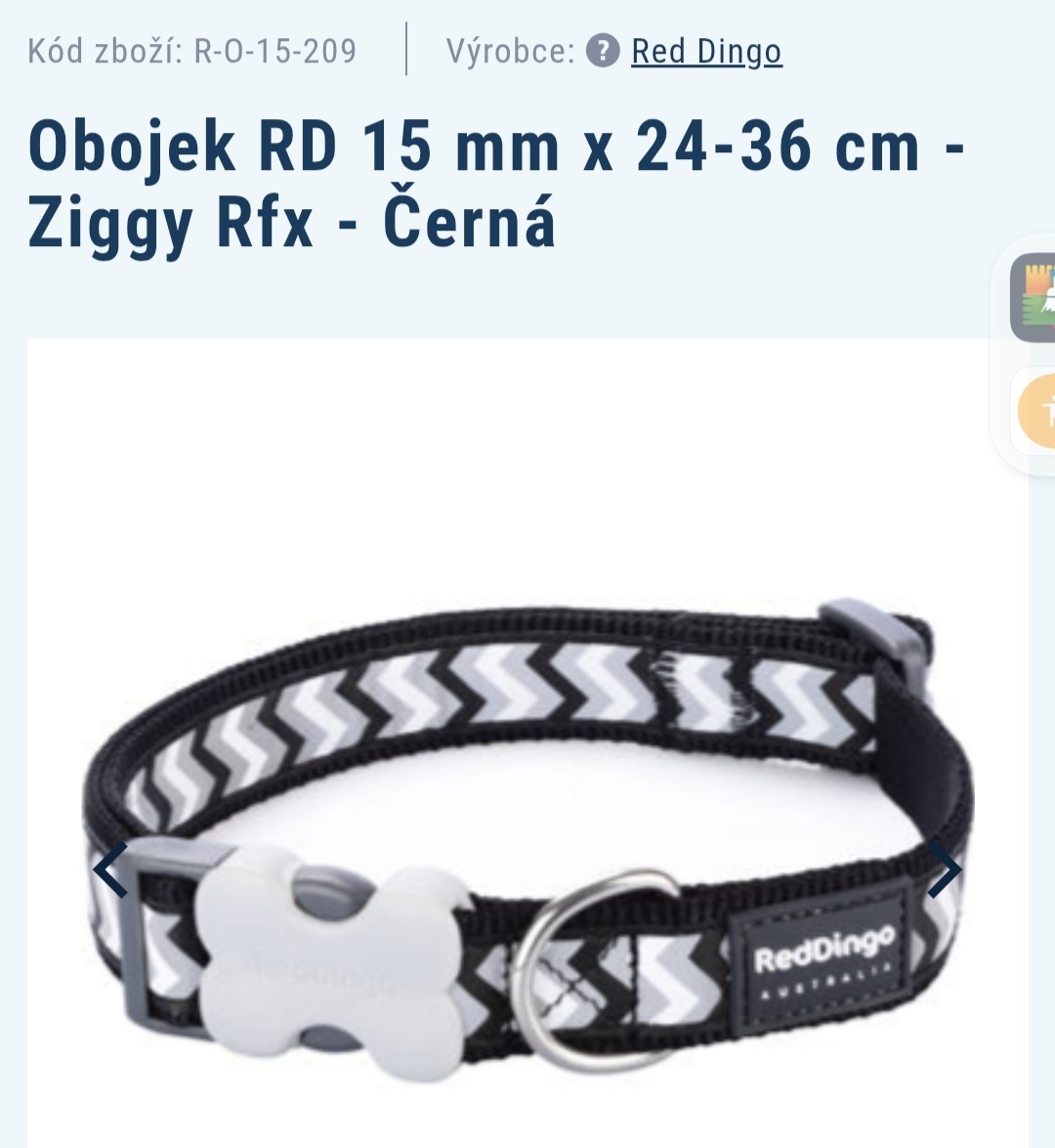 Obojek a vodítko Red Dingo - 2
