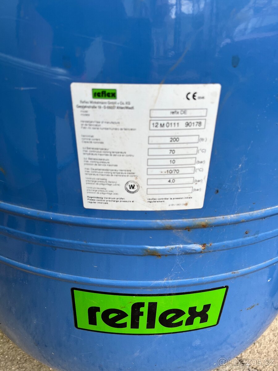 Tlaková expanzní nádoba Reflex s vakem (Aquamat) pro vodárny - 2