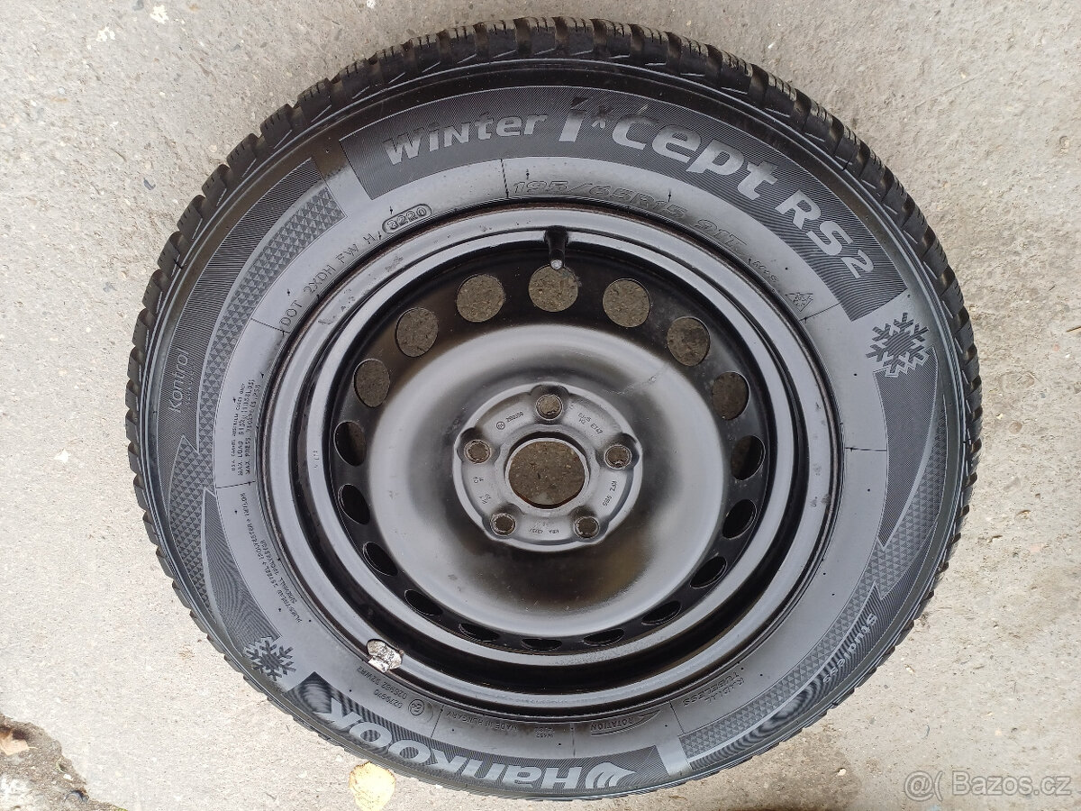 Zimní pneu s disky 195/65/15 rozteč 5x112 - 2