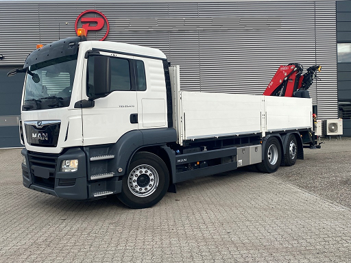 MAN TGS 26.470 6x2 - valník s hydraulickou rukou FASSI - 2