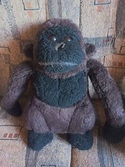 Velký retro plyšový medvěd, mládě gorily Hamiro - 2