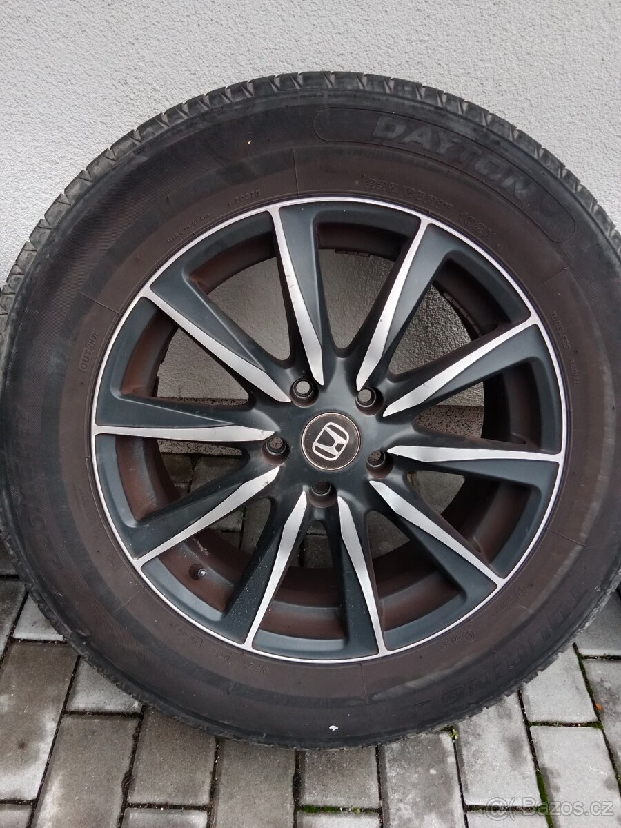 alu kola 5x114,3 r17 na letních pneu - 2