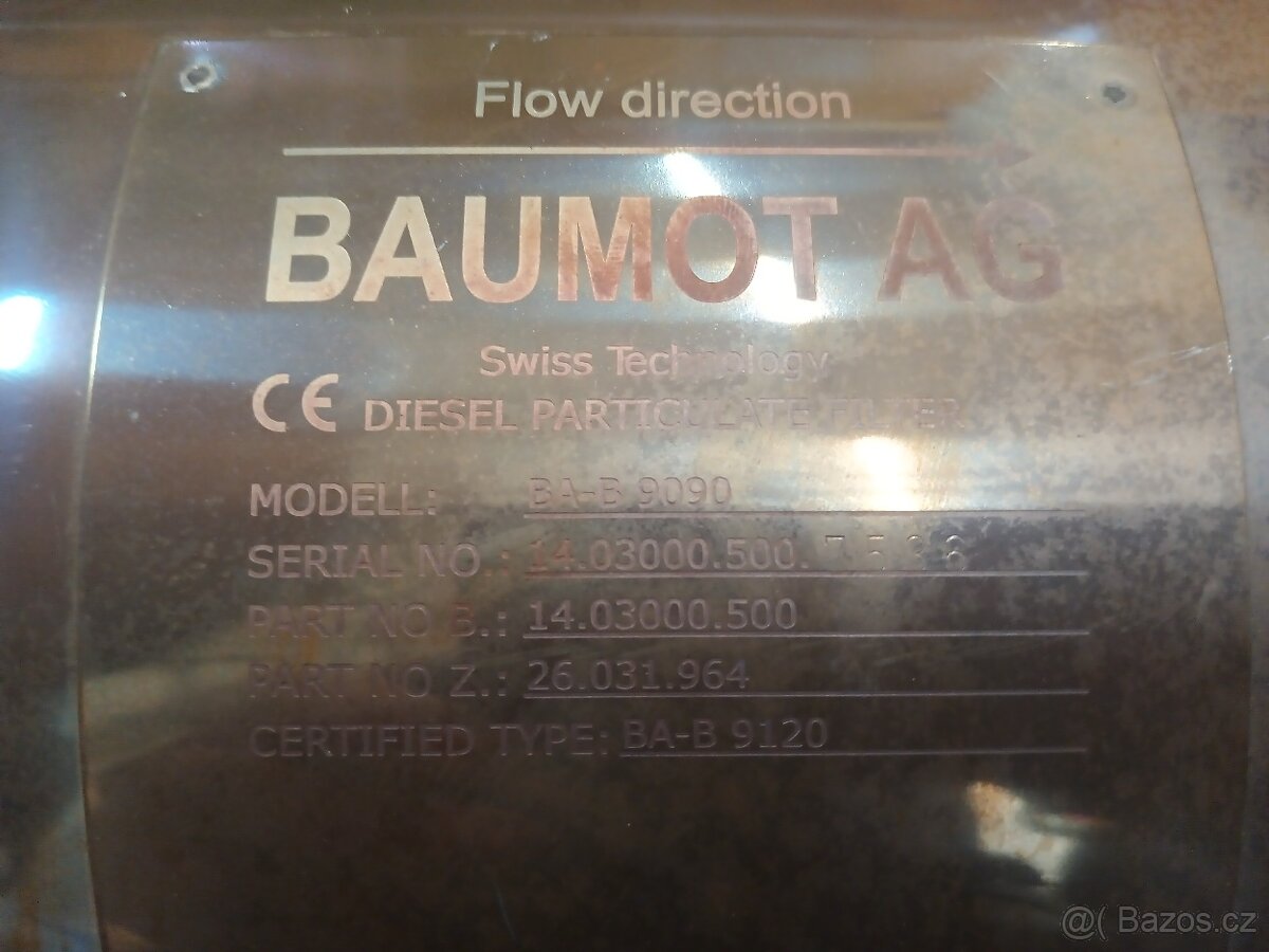 Prodám filtr pevných částic DPF na Zetor Proxima - 2