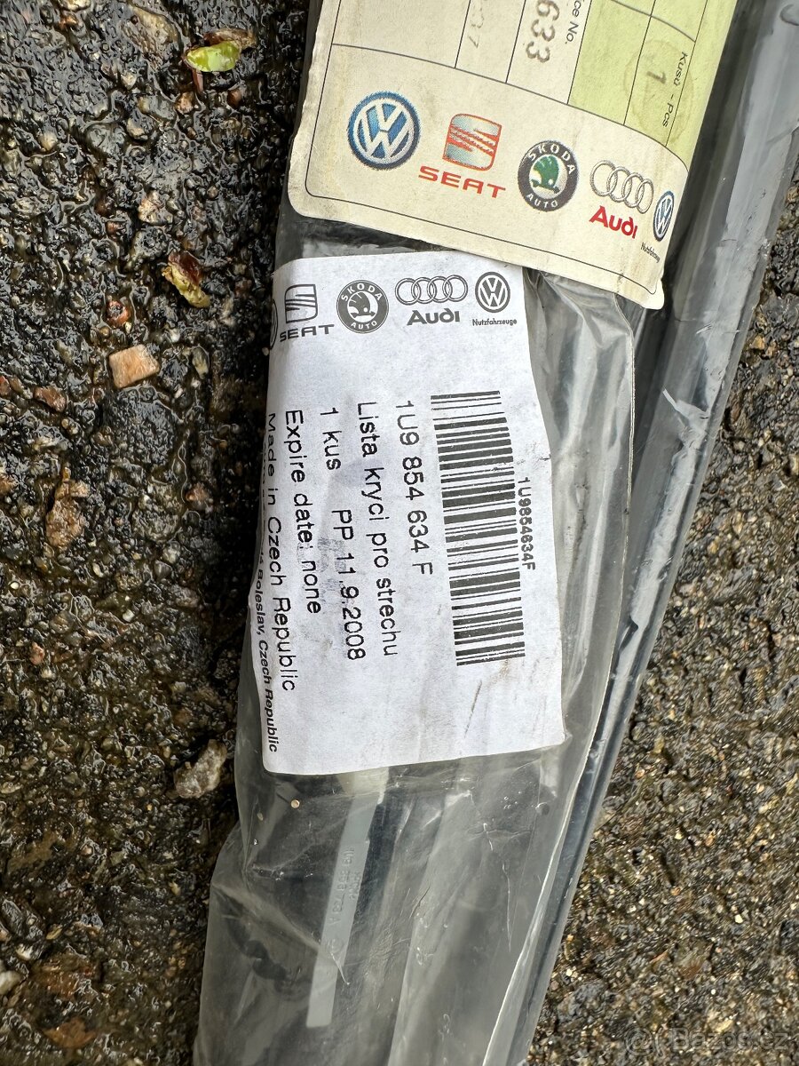 Střešní lišty Škoda Octavia 1 nové originál nerozbalené - 2