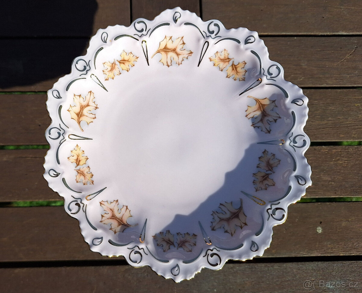 Růžový porcelán - nástolec - 2