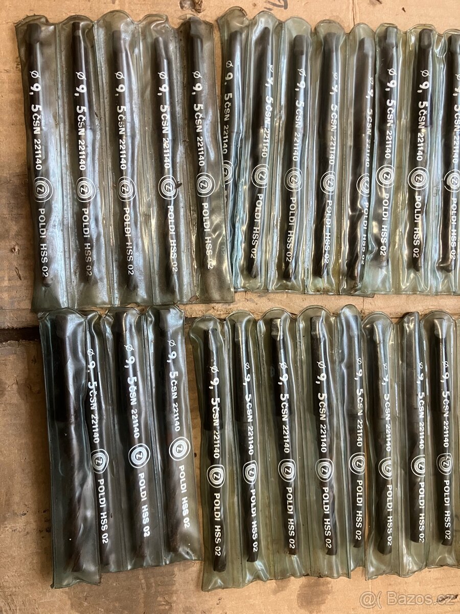 HSS vrtáky 9,5mm MK1 - 2