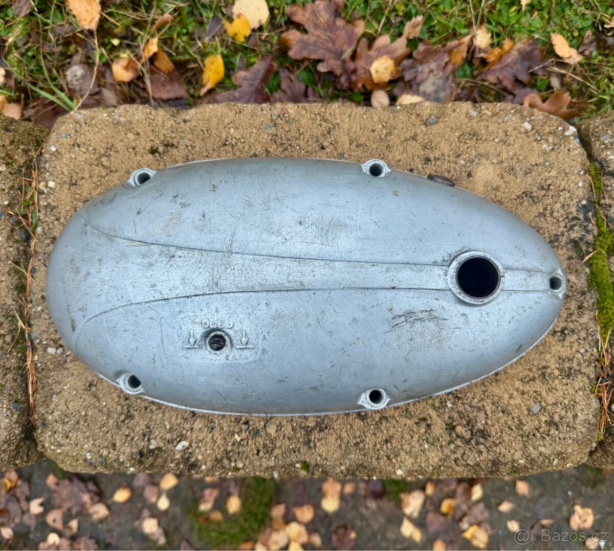 Jawa 350 perak, kyvacka pulbuben - víko spojky - 2