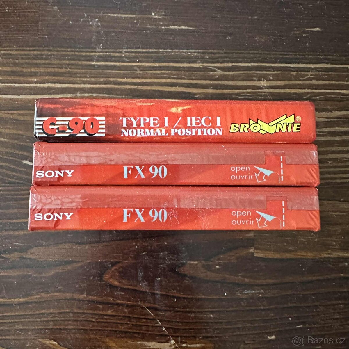 Prodám 3x novou nerozbalenou audiokazetu MC 90 min – vintage - 2