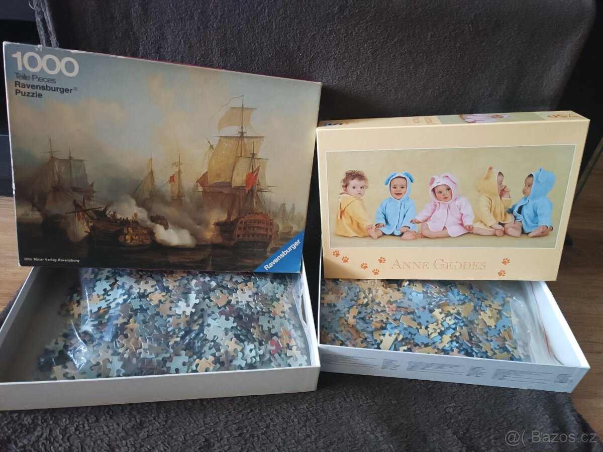 Puzzle 1000 dílků a 750 dílků - 2