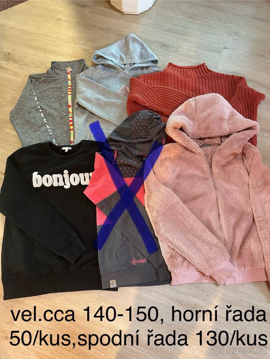 Mikiny a trička holky vel. 122-164 - 2