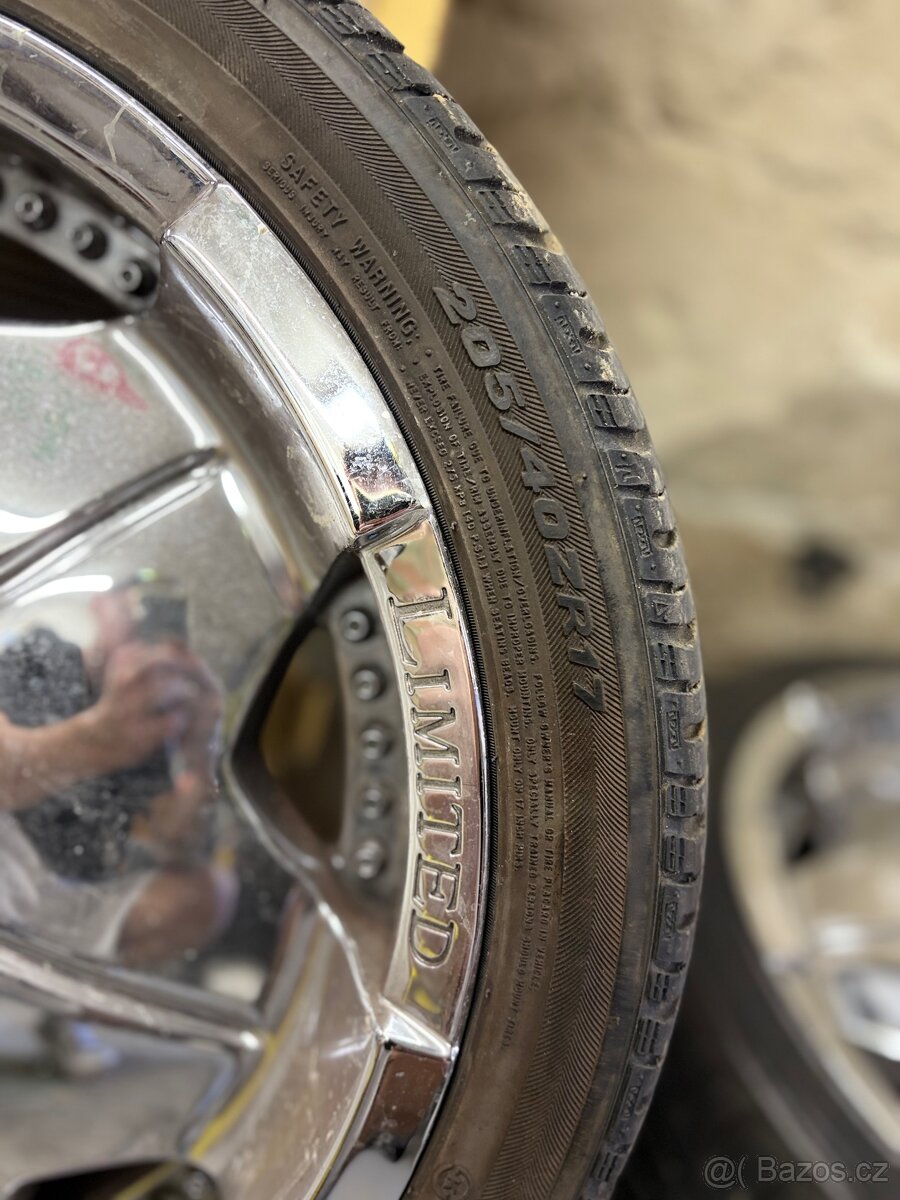 Kola r17 5x100 chromy - 2
