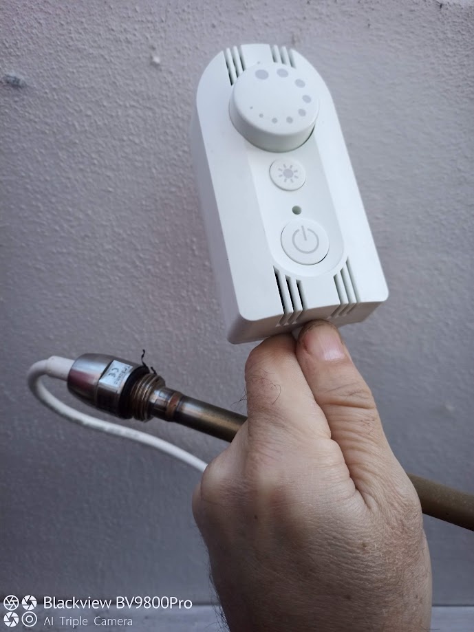 Topná tyč koupelnového tělesa + elektronický regulátor RE10A - 2