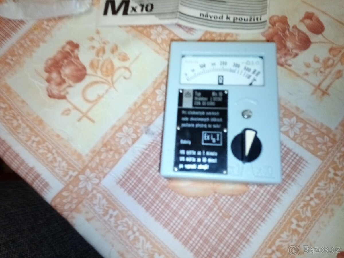 Měřící přístroj k měření v dolech, Mx 10. - 2