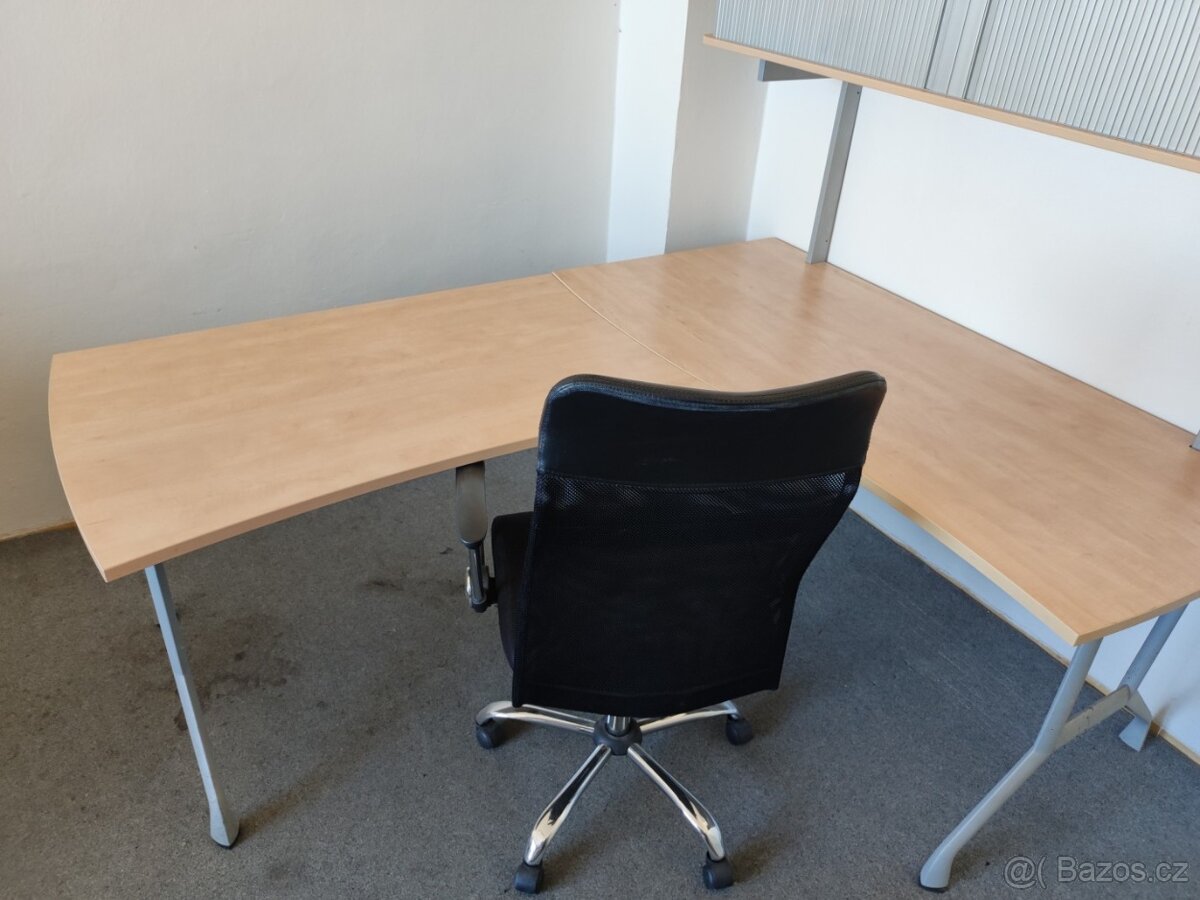 Kancelářská stolová sestava 200 x 160 cm s Archivem - 2