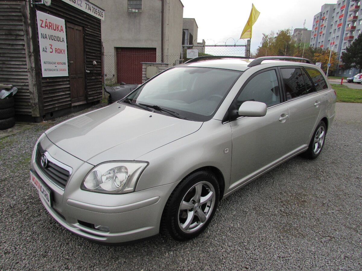Toyota Avensis 1.8i 95kW kombi, serviska, ALU, nová STK - 2