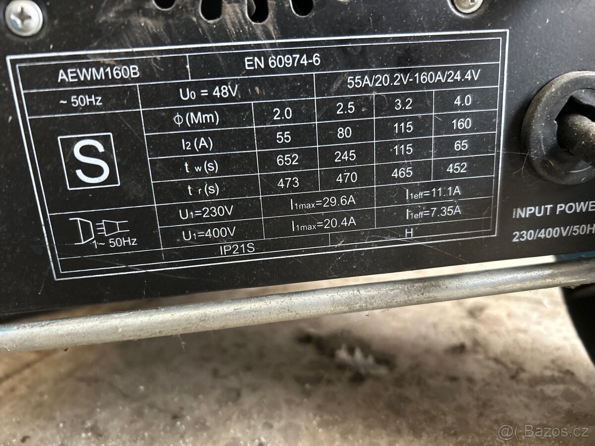 Prodám svářečku Assist AEWM160B - 2