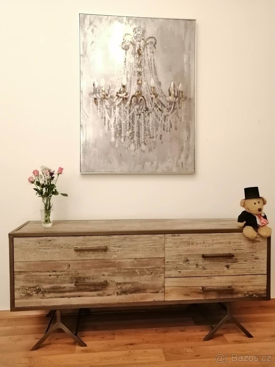 Nová industriální designová vitrína - 2